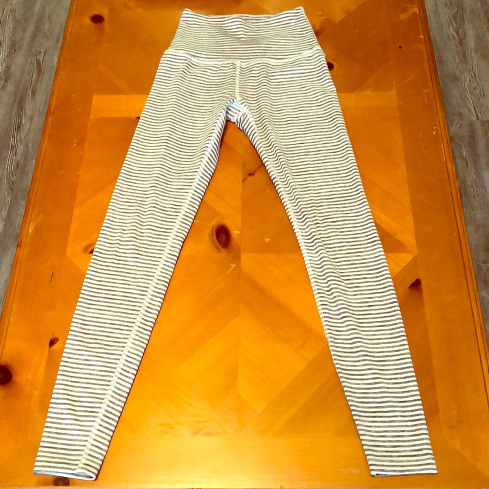 Beyond Yoga Surf Stripe High-waisted Midi Legging